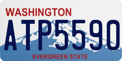 WA license plate ATP5590