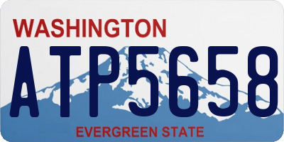 WA license plate ATP5658