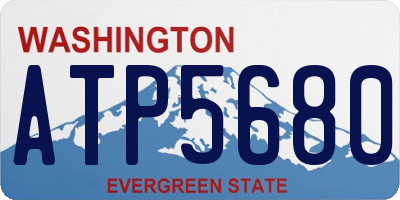 WA license plate ATP5680