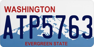WA license plate ATP5763