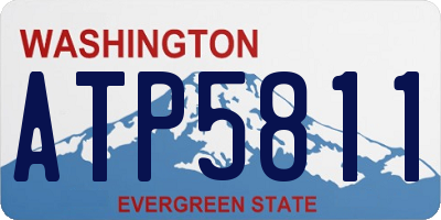 WA license plate ATP5811