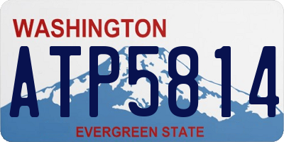 WA license plate ATP5814