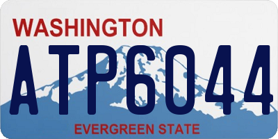 WA license plate ATP6044