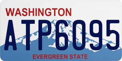 WA license plate ATP6095