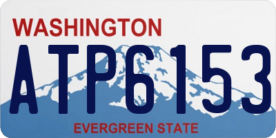 WA license plate ATP6153