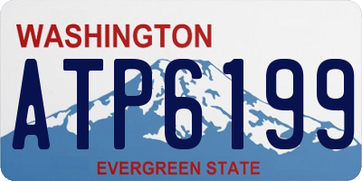 WA license plate ATP6199
