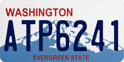 WA license plate ATP6241