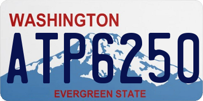 WA license plate ATP6250