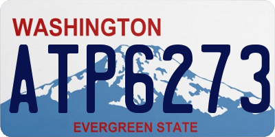 WA license plate ATP6273