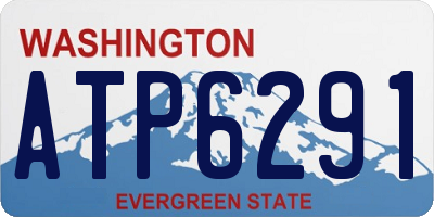 WA license plate ATP6291