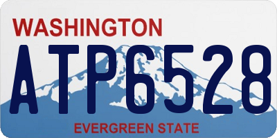 WA license plate ATP6528