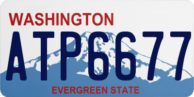 WA license plate ATP6677