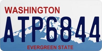 WA license plate ATP6844