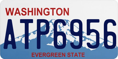 WA license plate ATP6956