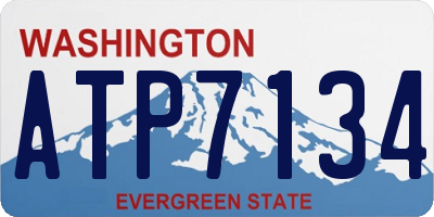 WA license plate ATP7134