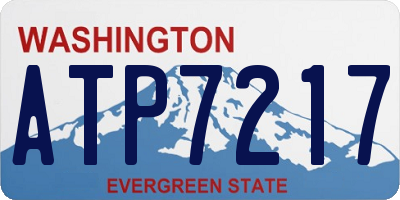 WA license plate ATP7217