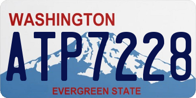 WA license plate ATP7228