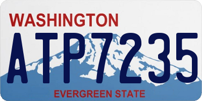 WA license plate ATP7235