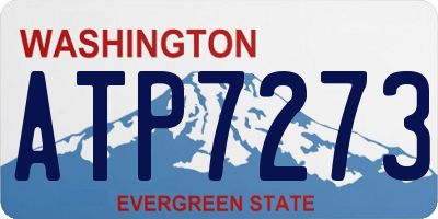 WA license plate ATP7273