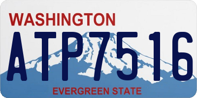 WA license plate ATP7516