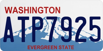 WA license plate ATP7925