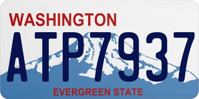 WA license plate ATP7937