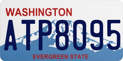 WA license plate ATP8095