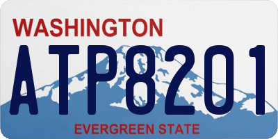 WA license plate ATP8201