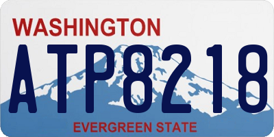 WA license plate ATP8218