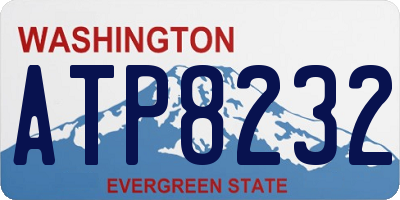 WA license plate ATP8232