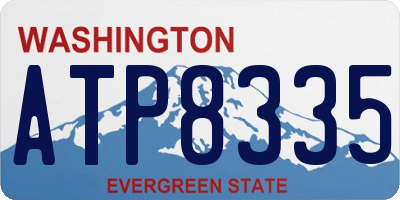 WA license plate ATP8335