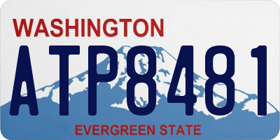 WA license plate ATP8481