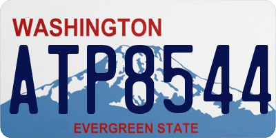 WA license plate ATP8544