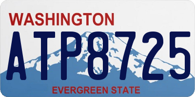 WA license plate ATP8725