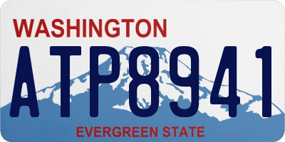 WA license plate ATP8941