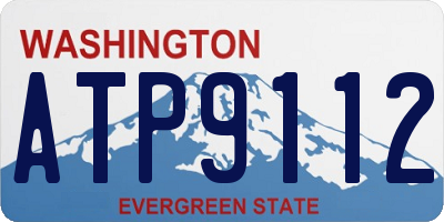 WA license plate ATP9112