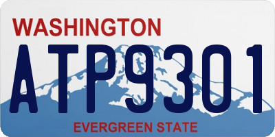WA license plate ATP9301