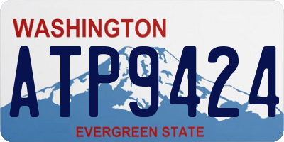 WA license plate ATP9424