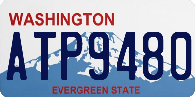 WA license plate ATP9480