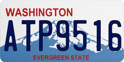 WA license plate ATP9516