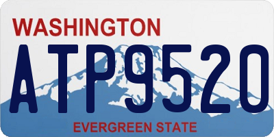 WA license plate ATP9520