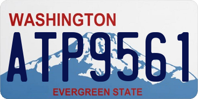 WA license plate ATP9561
