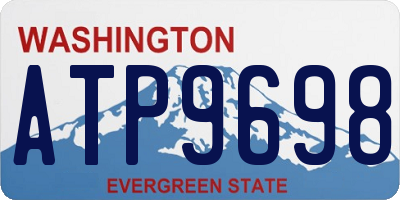 WA license plate ATP9698