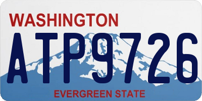 WA license plate ATP9726