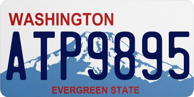 WA license plate ATP9895