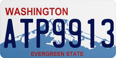 WA license plate ATP9913