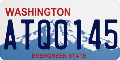 WA license plate ATQ0145
