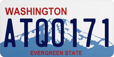 WA license plate ATQ0171