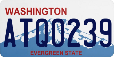 WA license plate ATQ0239
