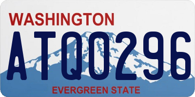 WA license plate ATQ0296